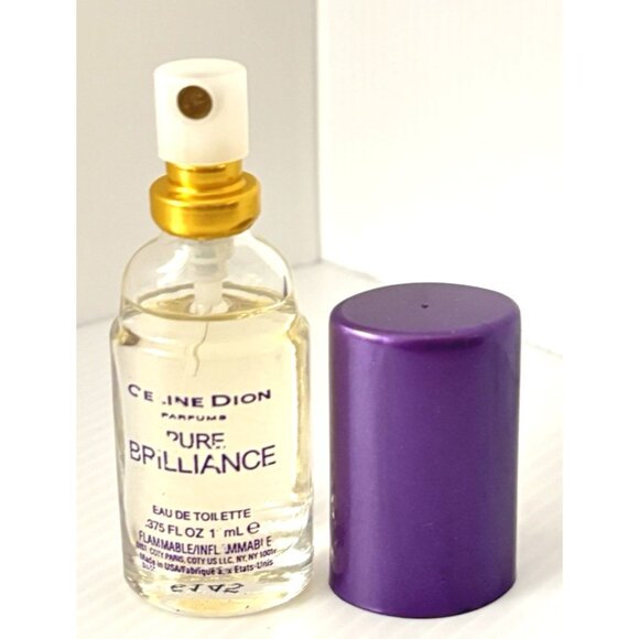 Celine Dion Pure Brilliance EDP 11ml 0.34oz Discontinued Rare Women's Perfume - Picture 2 of 4